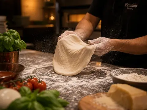 Impasto per pizza fresco