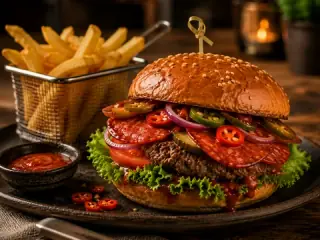 Red Hot Chili Burger