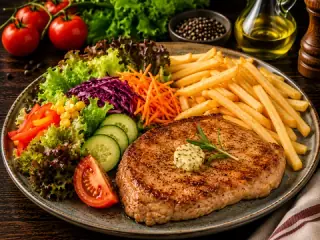 Piatto fitness maiale