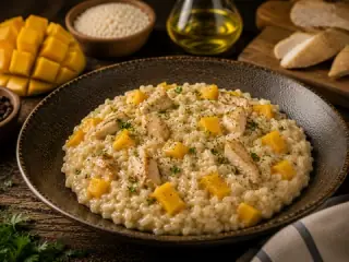 Risotto Aria e Mango