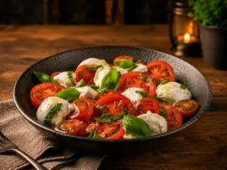 Pomodoro e mozzarella di bufala