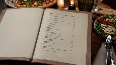 Pizza e pasta dal menu